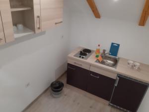 Koupelna v ubytování Bedrooms Cerovac