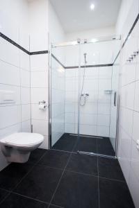 Koupelna v ubytování Penzion Kanon