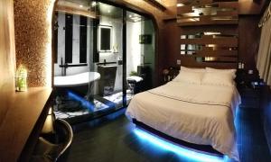 Letto o letti in una camera di Star City Hotel