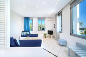 O zonă de relaxare la Mythodea Apartments