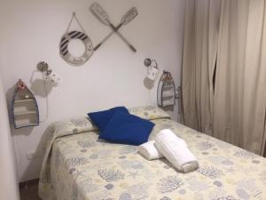 Posteľ alebo postele v izbe v ubytovaní Casa Maritrì Locazione Turistica