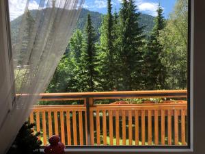 Balkon lub taras w obiekcie Karwendel-Lodge
