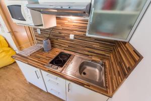 Kuchyňa alebo kuchynka v ubytovaní Apartmán Lipno 20