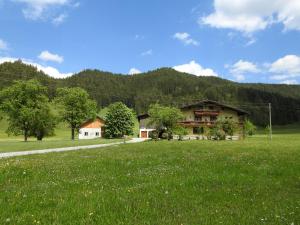 una casa in mezzo a un campo verde di Bauernhof Moar a Kernhof