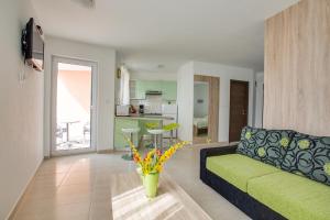 Kuchyň nebo kuchyňský kout v ubytování Apartments Ivan 813