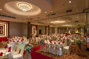 Restaurace v ubytování Pearl View Hotel Prai, Penang + 37 fotografií