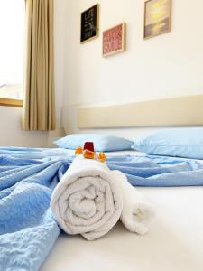 Posteľ alebo postele v izbe v ubytovaní Argentieri Guesthouse