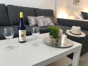 907 Estudio con terraza Puerto de la Cruz Martianez italokat is kínál
