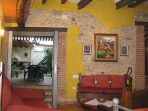 Posezení v ubytování Casa rural ca l'Antoni (Tarragona)