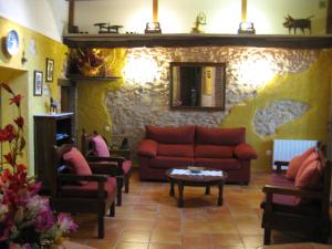 Posezení v ubytování Casa rural ca l'Antoni (Tarragona)