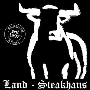 a black and white poster of a man and a woman at Landsteakhaus in Marxheim