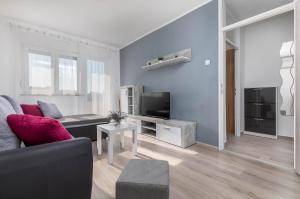 TV a/nebo společenská místnost v ubytování Apartment Sole