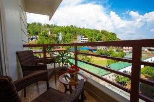 Un balcon sau o terasă la Hotel Lake Paradise