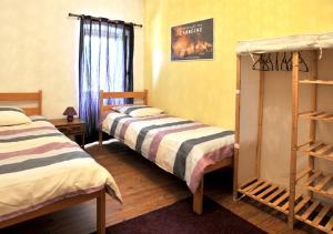 Postel nebo postele na pokoji v ubytování Gîte le Fort