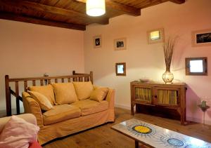 Posezení v ubytování Gîte le Fort