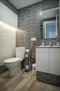 Phòng tắm tại Apartamentos Hidalgo l-II