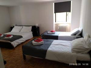 Ein Bett oder Betten in einem Zimmer der Unterkunft Il torchio antico