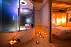 Postel nebo postele na pokoji v ubytování Albergo San Rocco