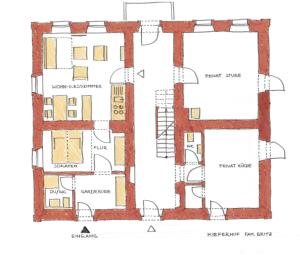Denah lantai Kieferhof