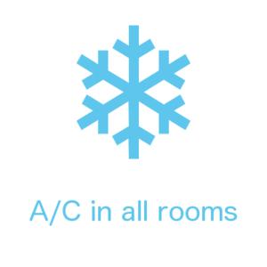 a logo for ayc in all rooms at Hotel Donnersberg in Darmstadt