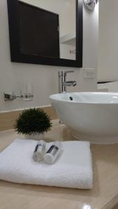 Koupelna v ubytování Hotel MB