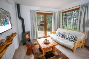 Posezení v ubytování Cabañas Villa Sequoia