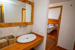 Koupelna v ubytování Cabañas Villa Sequoia