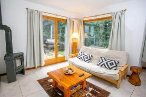 Posezení v ubytování Cabañas Villa Sequoia