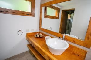 Koupelna v ubytování Cabañas Villa Sequoia