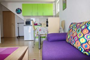 Kuchyň nebo kuchyňský kout v ubytování Apartments Nevenka i Josko