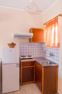 Kuchyň nebo kuchyňský kout v ubytování Ancient Assini Apartments