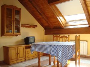 A television and/or entertainment centre at Apartamentos Saila
