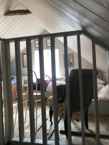 Postel nebo postele na pokoji v ubytování Harrys Hardware Home