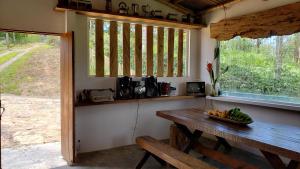 Köök või kööginurk majutusasutuses El Recreo Hogar Campesino