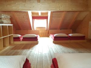 Postel nebo postele na pokoji v ubytování Rifugio Stella Alpina Spiz Piaz per escursionisti