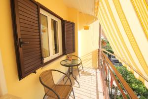 Balkón alebo terasa v ubytovaní Apartment Agnese