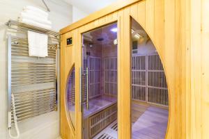 Koupelna v ubytování Restaurace a penzion Pod Lipami Metylovice
