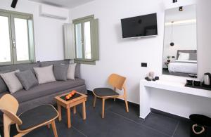 Küche/Küchenzeile in der Unterkunft Kallos Imar Boutique Hotel