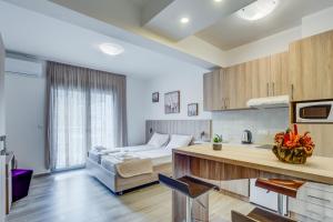 
Кухня или мини-кухня в Adriatik Lux Apartments
