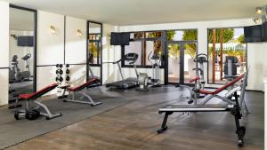 Fitness centrum a/nebo fitness zařízení v ubytování H10 Lanzarote Princess