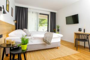 TV a/nebo společenská místnost v ubytování B&B Plitvice Area Natura