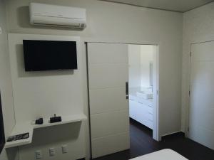 Katil atau katil-katil dalam bilik di Casa Marrom do Chef +39 gambar