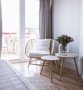 Posezení v ubytování Hotell Käringön