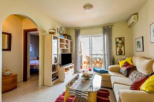 TV a/nebo společenská místnost v ubytování Casa Angi