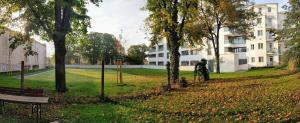Vonkajšia záhrada v ubytovaní Cosy Design Apartment IV