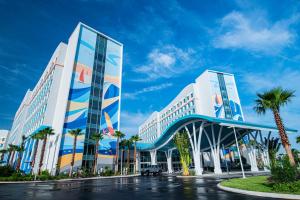 a rendering of the exterior of a hotel at Universal's Endless Summer Resort - Surfside Inn and Suites in Orlando