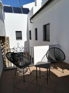En balkon eller terrasse på Aljibe Casa Rural
