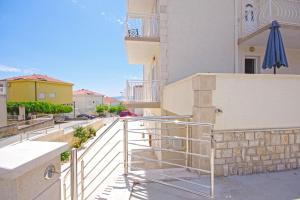Balkón alebo terasa v ubytovaní Makarska sea view rooms