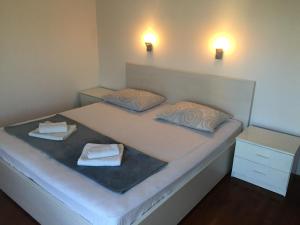 Cama ou camas em um quarto em Apartman Mila