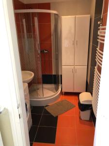 Phòng tắm tại Palace - Belvárosi Apartman Eger